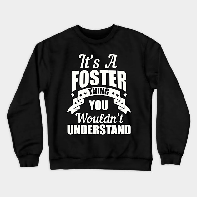 Foster Thing Crewneck Sweatshirt by moclan